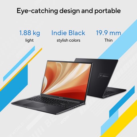 ASUS Intel Core i7 12th Gen 12700H - (16 GB/512 GB SSD/Windows 11 Home) X1605ZAC-MB742WS Thin and Light Laptop (16 Inch, Black, 1.88 kg, With MS Office) - Image 7