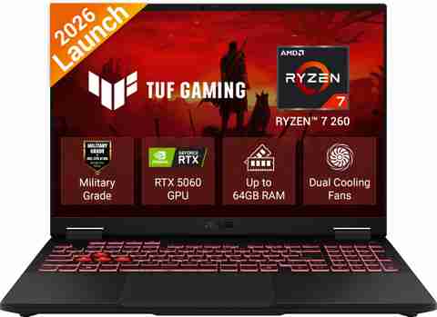 ASUS TUF Gaming A16 Ryzen 7 260 RTX 5060 16GB 512GB - Image 3