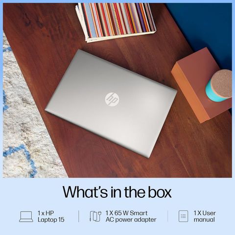 HP 15 FingerPrint (2026) DDR5 5600Mhz (i3 14th Gen) Intel Core 3 14th Gen 100U - (8 GB/512 GB SSD/Windows 11 Home) 15 - Copilot Key Thin and Light Laptop (15.6 inch, Turbo Silver, 1.5 kg, With MS Office) - Image 7
