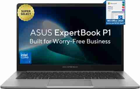 ASUS ExpertBook P1 with 1 Yr ADP(i7 14th Gen) Intel Core 7 240H - (32 GB/512 GB SSD/Windows 11 Home) P1403CVA-S61493WS Laptop (14 Inch, Misty Grey, 1.45 Kg, With MS Office) - Image 5