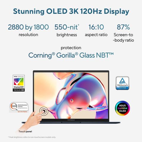 ASUS Zenbook 14 OLED AI PC Intel Core Ultra 7 155H - (16 GB/1 TB