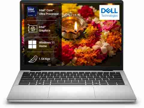 DELL 14 AI PC Intel Core Ultra 5 225U - (16 GB/512 GB SSD/Windows 11 Home) 14 D14260 Thin and Light Laptop (14 inch, Silver, With MS Office) - Image 5
