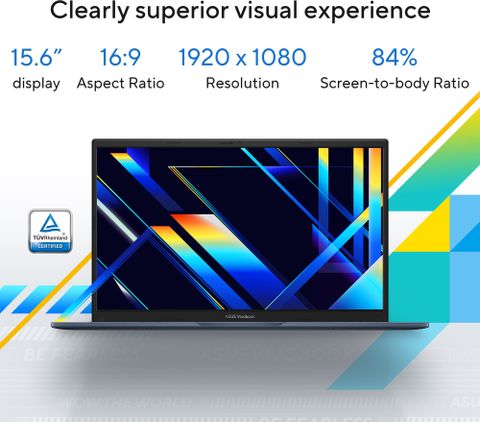 ASUS Vivobook 15 (2026) with Office 2024 + M365 Basic(i3 14th Gen) Intel Core 3 14th Gen 100U - (8 GB/512 GB SSD/Windows 11 Home) X1504VAP-BQ1322WS Thin and Light Laptop (15.6 inch, Quiet Blue, 1.7 kg, With MS Office) - Image 7
