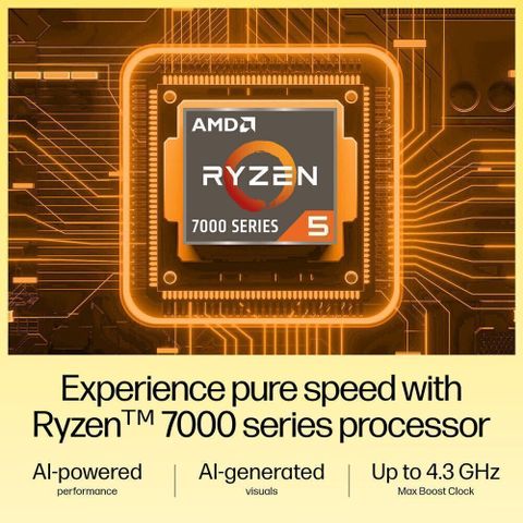 HP 15-fc0690AU Ryzen 5 7520U 16GB 512GB Silver - Image 3