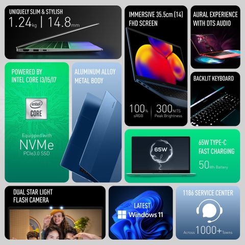 Infinix Intel Core i7 10th Gen 1065G7 - (8 GB/512 GB SSD/Windows