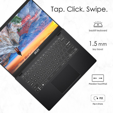 Windowsノート本体 MSI Modern 14 Core i5-1235U 16GB SSD Windowsノート本体 MSI Modern 14 C12MO i5-1235U 16GB 512GB Windows