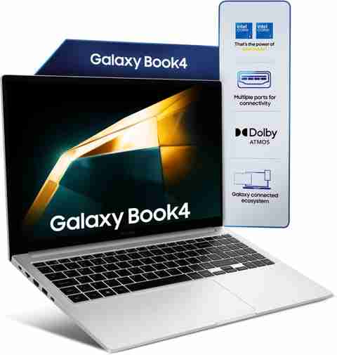 Samsung Galaxy Book4 Intel Core 7 150U 15.6" Silver Laptop, 16GB/512GB - Image 3