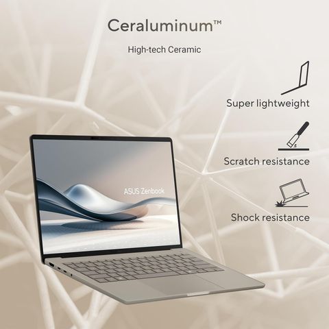 ASUS Zenbook A14 OLED (2026) Snapdragon X, 16GB/512GB, Beige - Image 6