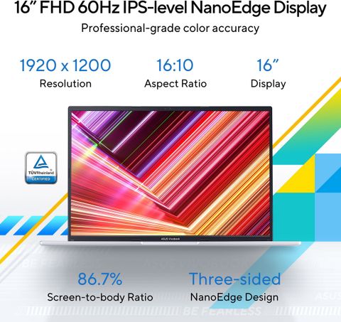 ASUS Vivobook 16 (2025) Intel Core i5 13th Gen 13420H, 16GB/512GB, 16 - Image 4