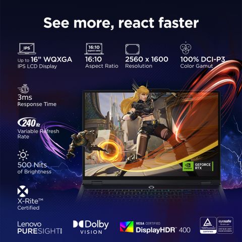 Lenovo Legion Pro 5 16IRX10 Gaming Laptop, i7-14650HX, RTX 5060, - Image 7