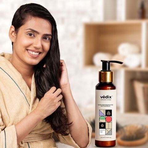 Vedix Vartha Hydrating No-Frizz Ayurvedic Conditioner with Aloe Vera, - Image 4