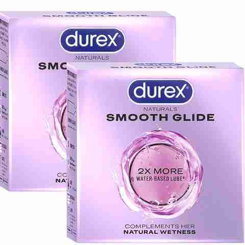 Durex Smooth Glide Condoms with 2X Lubricant, 6 Pack - Image 5
