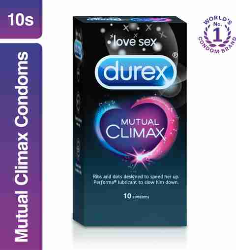 DUREX Mutual Climax Condoms with Delay Lubricant, 10 Pack - Image 5