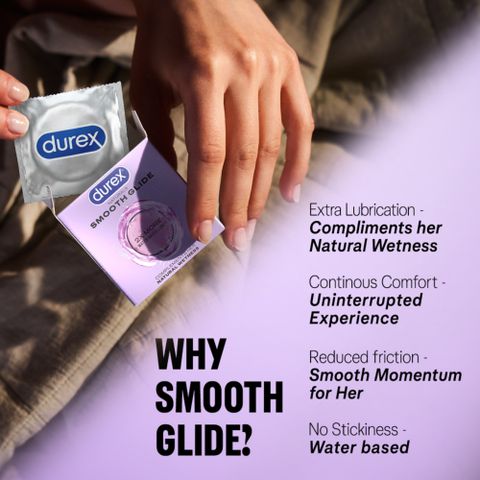 Durex Smooth Glide Condoms with 2X Lubricant, 6 Pack - Image 7