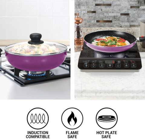 Milton Pro Cook Kitchen Jewel Plus Granito 5-Piece Cookware Set, Dark - Image 8