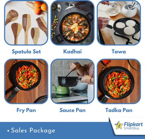 Flipkart SmartBuy 10-Piece Non-Stick Cookware Set - Image 7