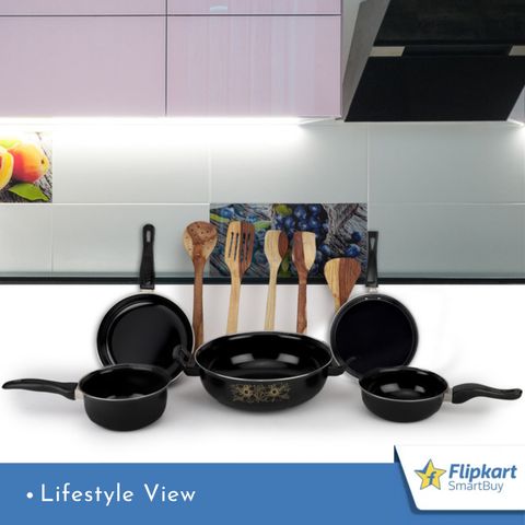 Flipkart SmartBuy 10-Piece Non-Stick Cookware Set - Image 6