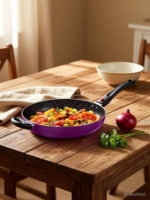 Milton Pro Cook Kitchen Jewel Plus Granito 5-Piece Cookware Set, Dark - Image 5