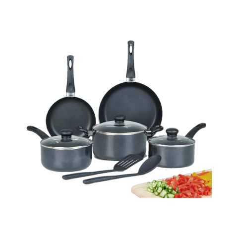 Kreme 5pcs Set Combo Non-Stick Coated Cookware Set (Aluminium, 7 - Piece) - Image 5