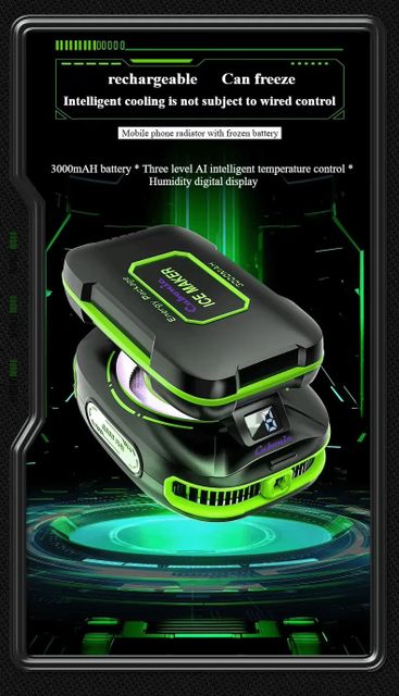 Cubonic Frostrix Power AI Wireless Cooling Fan 3000mAh - Image 6