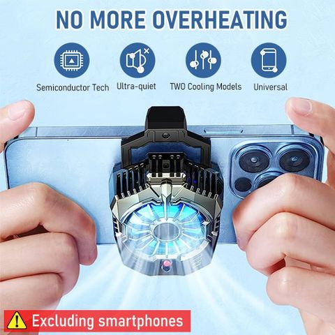 INVICTO Mobile Gaming Cooler Fan, Black - Image 3