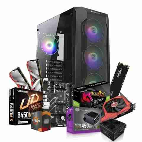 EKTECH Ryzen 5 5600X RX580 Gaming PC AMD Ryzen 5 5600X (16 GB RAM