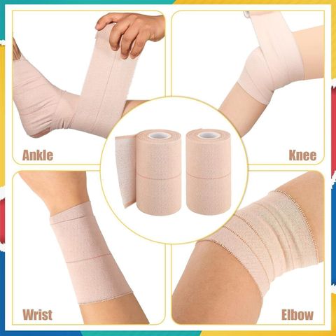 BRIGHT AID Elastic Adhesive Bandage 10cm x 1m, Pack of 4 - Image 6