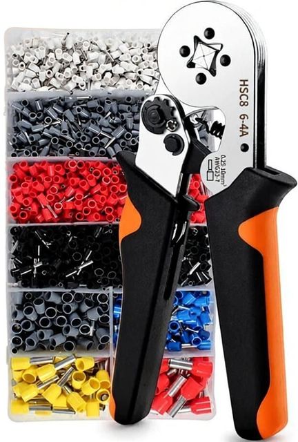 ZUVILLICA Crimping Tool Kit with 1200PCS Wire End Ferrules & Crimper Plier wire crimping tool kit Manual Crimper - Image 7
