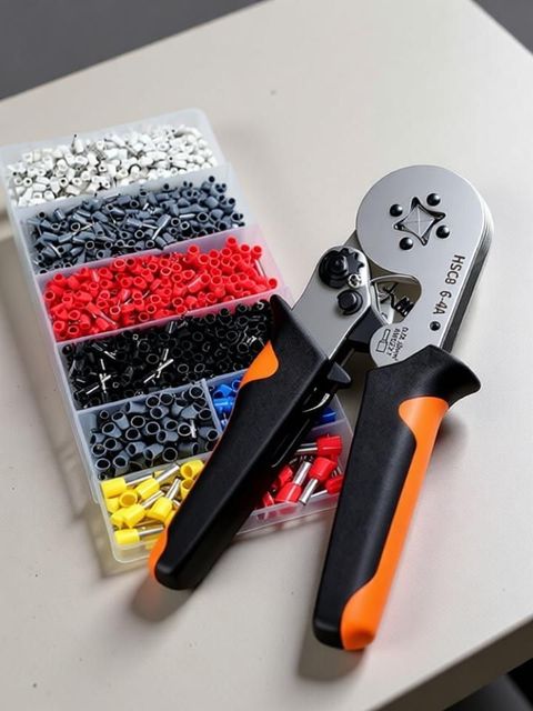 ZUVILLICA Crimping Tool Kit with 1200PCS Wire End Ferrules & Crimper Plier wire crimping tool kit Manual Crimper - Image 6