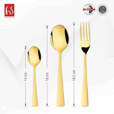 Montavo FnS Alexa 18-Piece Stainless Steel Cutlery Set with - Image 8
