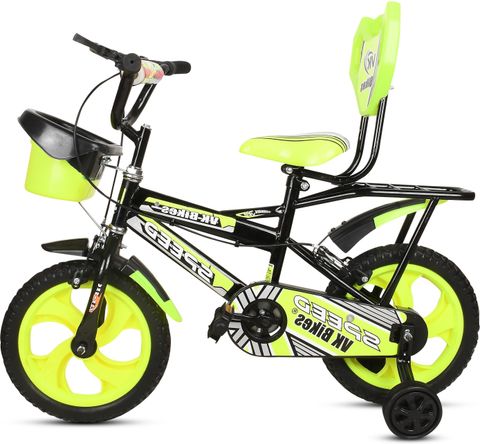 VK BIKES BICYCLE 14T SPEED EDITION (GREEN) FOR 2 TO 4 YEAR KIDS BABY 14 T (inch) BMX Cycle (Single Speed, Green, Rigid) - Image 6