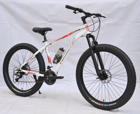 Tungsten Atom Pro 21 Speed Semi Fat Bike, 26T, White - Image 7