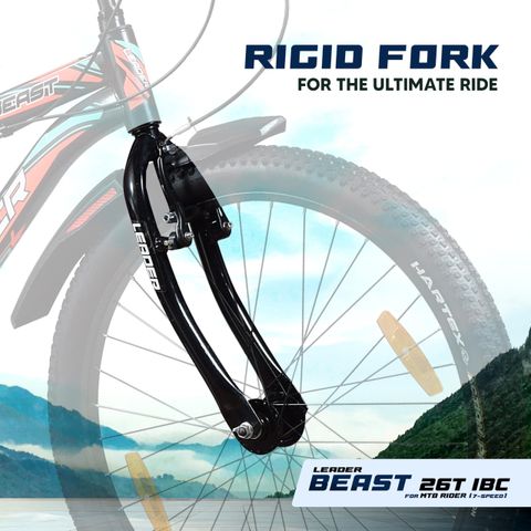 LEADER Beast 26T IBC Premium Cycle for Men, 7 Gear, Black - Image 6