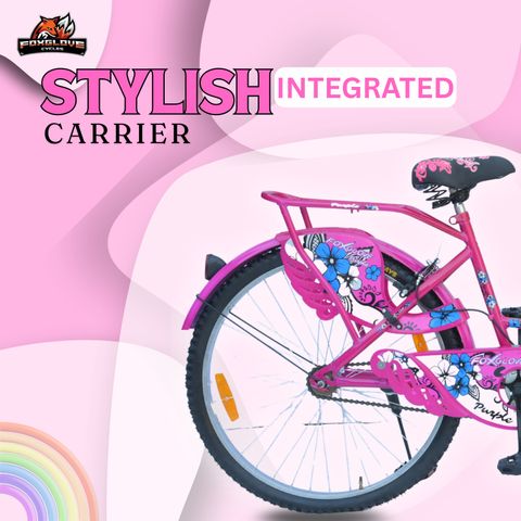 FOXGLOVE PURPLE 26 INCH PINK COLOUR GIRLS CYCLE FOR AGE 9 PLUS YRS