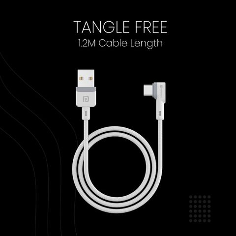 Portronics Konnect L USB Type-C Cable 1.2m White - Image 7