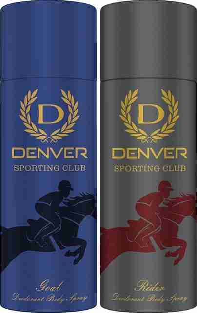 DENVER Sporting Club Rider & Goal Body Spray for Men (360ml, Pack of - Image 3