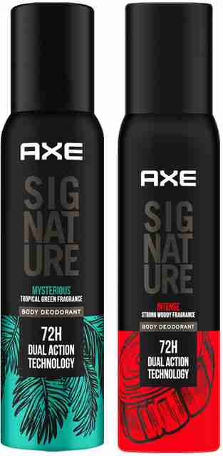 AXE Signature Mysterious and Intense Deodorant No Gas Body Perfume Body Spray - For Men (400 ml, Pack of 2) - Image 5