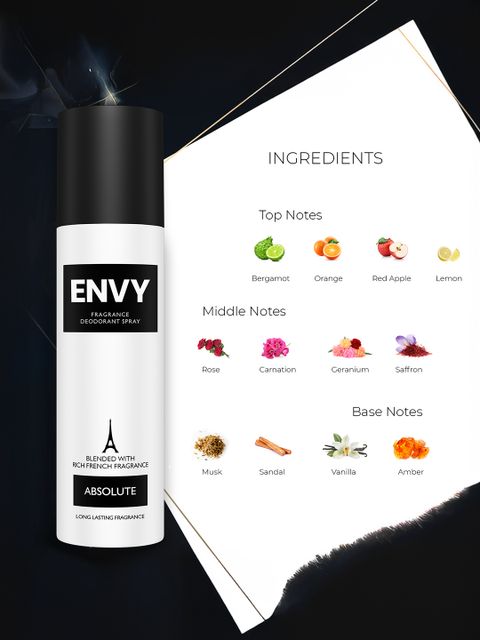 Envy Fiery, Absolute & Magnetic Deodorant Spray 420ml (Pack of 3) - Image 6