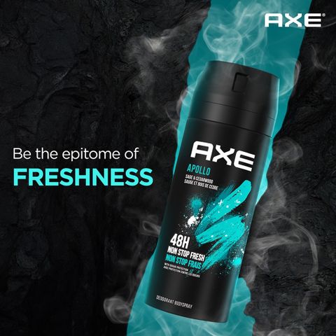 AXE Apollo Sage & Cedarwood Deodorant Body Spray for Men | Invigorating Scent Perfume Body Spray - For Men (150 ml) - Image 6