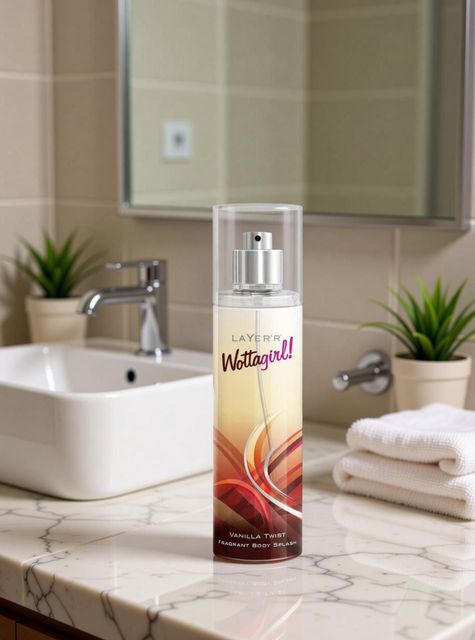 LAYER'R Wottagirl! WottaGirl Vanilla Twist Deodorant Spray - For Women (135 ml) - Image 3