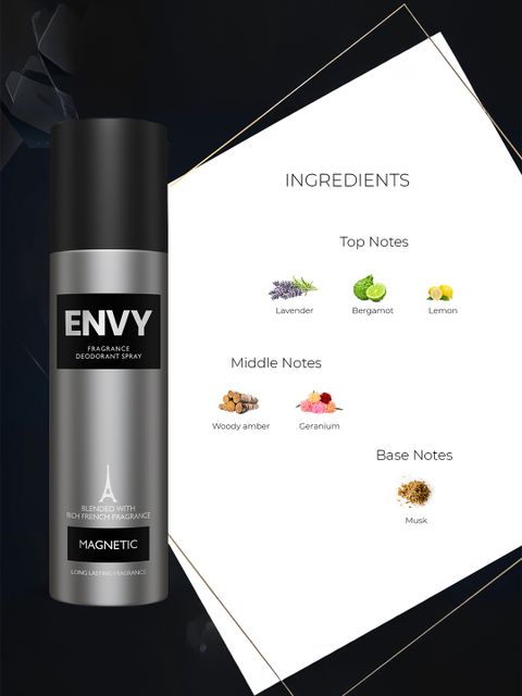Envy Fiery, Absolute & Magnetic Deodorant Spray 420ml (Pack of 3) - Image 7
