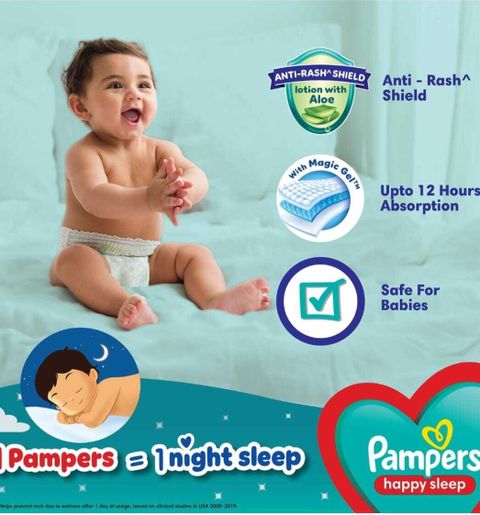 Pampers Happy Skin Pants Small 60 Count 60 Pieces - Image 5