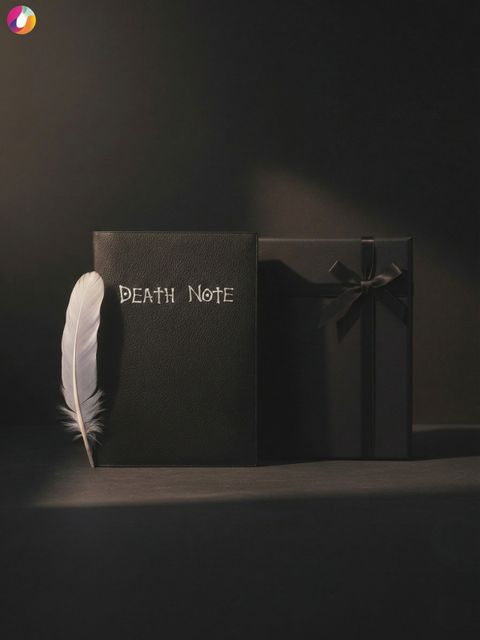 RUVIDO CASO Death Note Diary A5 Notebook with Feather Pen & Bookmark - Image 5