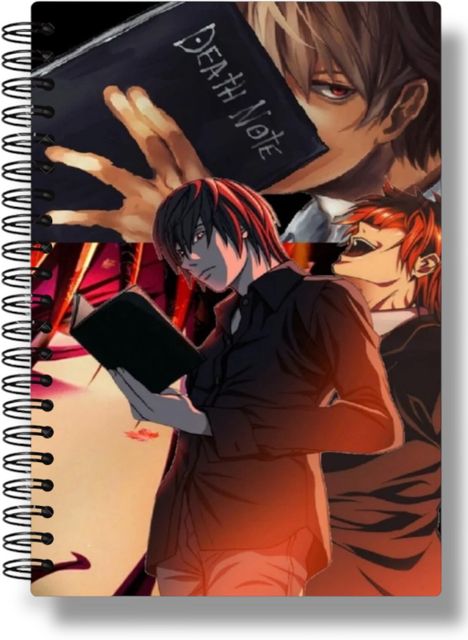 buddytales Death note anime notebook combo A5 Notebook Unruled 180