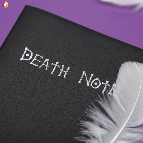 RUVIDO CASO Death Note Diary A5 Notebook with Feather Pen & Bookmark - Image 6