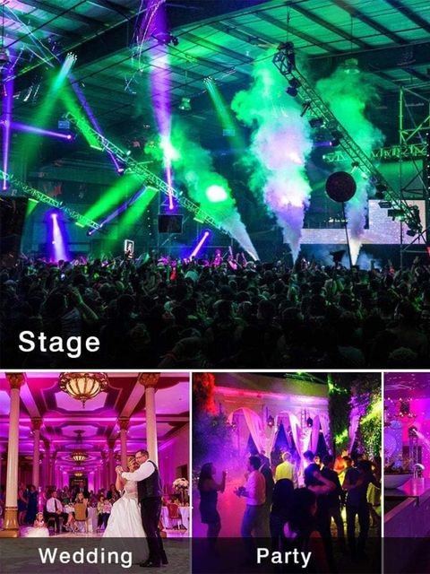 RAYVIX 06LED PAR DJ Lights 7-Channel Change Mode for Wedding - Image 5