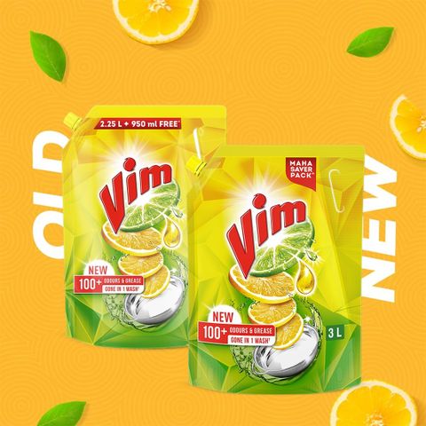 Vim Dishwash Core Dish Cleaning Gel (Lemon, 3 L) - Image 6