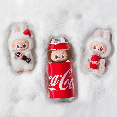 TMA ENTERPRISE Labubu Monsters COCA-COLA Series-Vinyl Face Blind