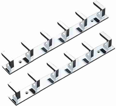 RENOTA L-TYPE Stainless Steel 6 Pin Wall Hanger - Set of 2 Door Hanger - Image 5
