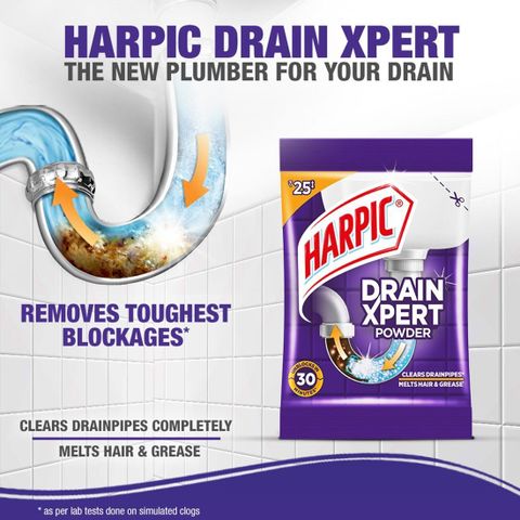 Harpic Drain Expert Powder Drain Opener 400g - Image 7
